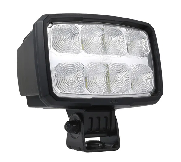 63Z21 – GROTE PERLUX Work Light, Rectangular Pedestal Mount 80 Watt 7000 Lumens 5.7 AMP At 14 Volts/ 2.7 AMP At 28 Vo...
